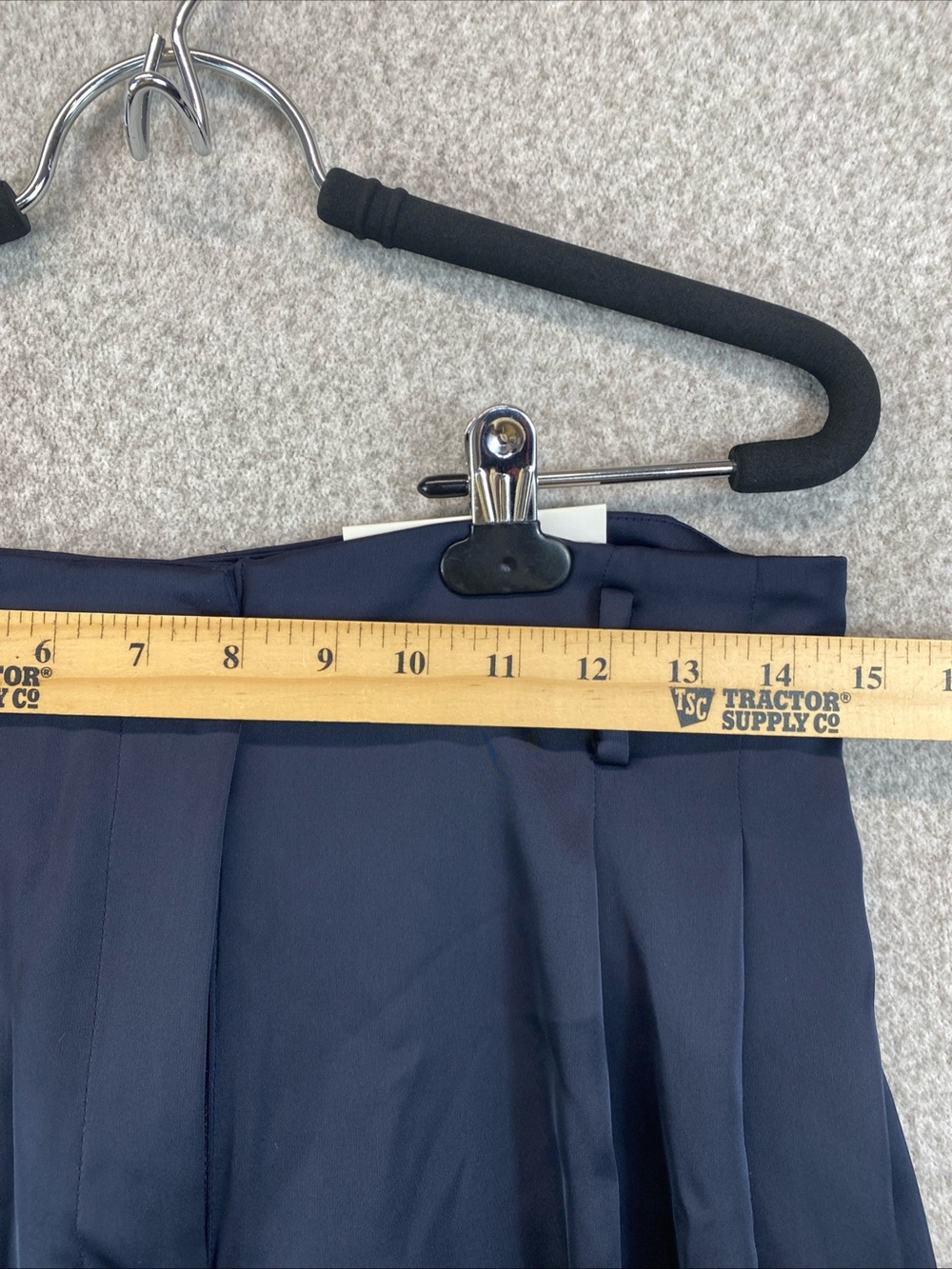 Ann Taylor Wide Leg Satin Pants Navy Blue Size 2 Elegant Quiet Luxury - Picture 3 of 10